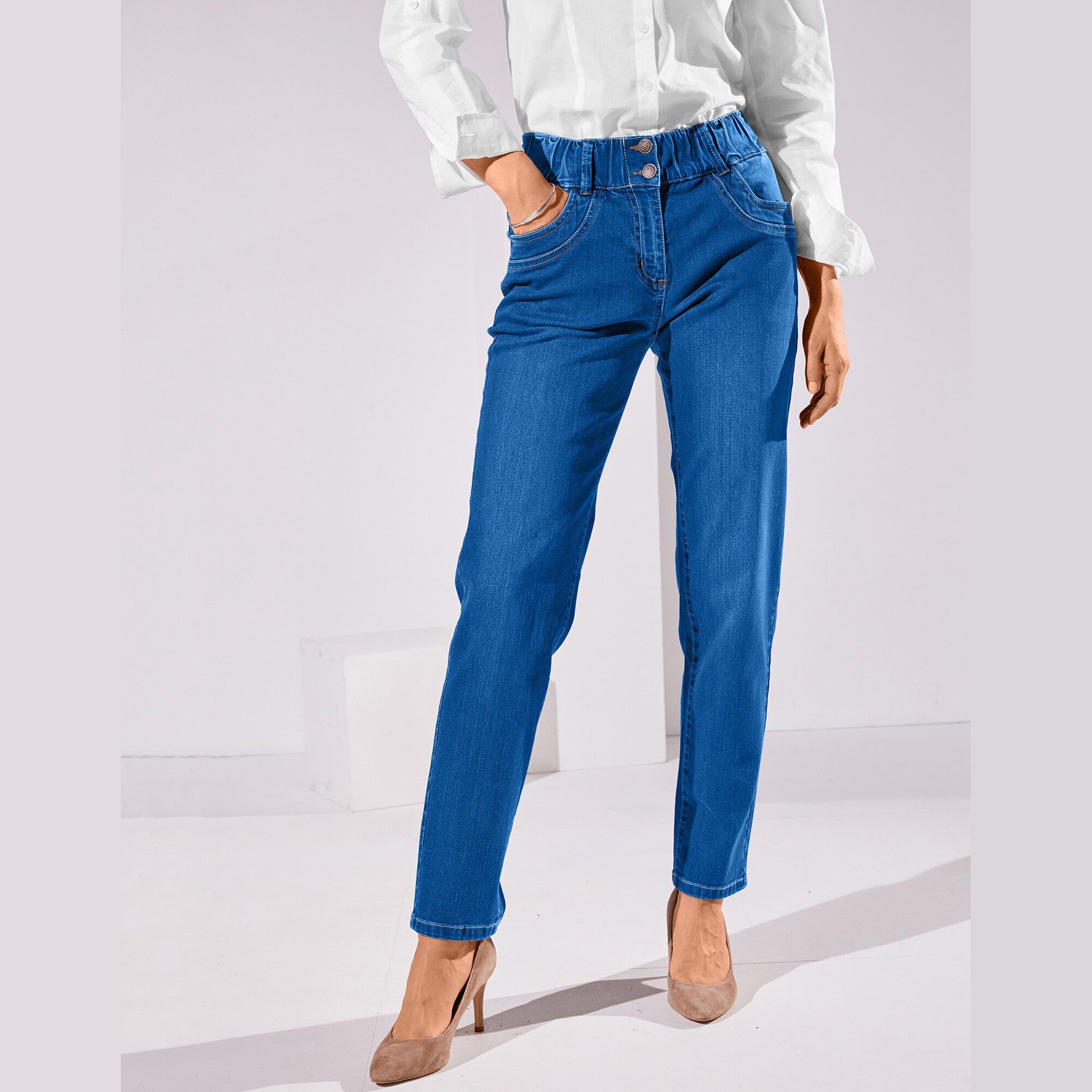 Blancheporte pantalon femme taille haute outlet
